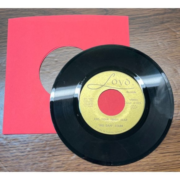 Big Dan Starr Bugle Boy / Kiss Your Teddy Bear 45 Country 1973 Loyd 1073 - Picture 4 of 4